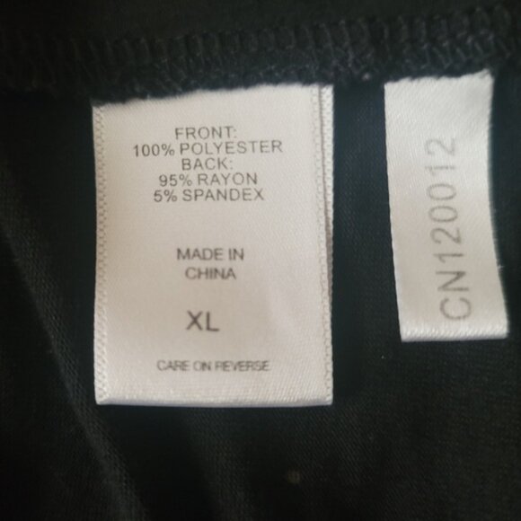 New York & Co Black Stretch Sleeveless Shift Dress, XL, Pre-owned - Picture 7 of 8